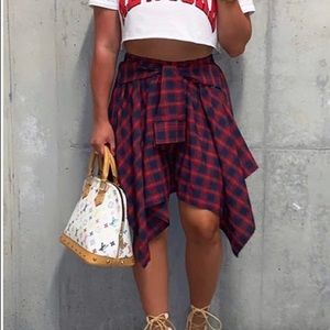 Trice Boutique Plaid Skort